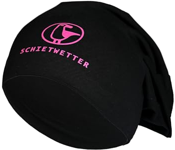 SCHIETWETTER Unisex Erw. Leichte Beanie Mütze Möwe, Übergangsmütze, dünne Kopfbedeckung, Logo-Print, stretch, warm, einfarbig