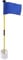 Golf Flagstick Mini Golf Flags, Golf Pin Flag Hole Cup Set Portable 2-Section Design Golf Putting Green Flagstick Set(blue)