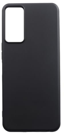 Auotu Funda de Silicona Carcasa TPU Silicone Case Cover Bumper para TCL 40 R 5G (TCL 40R 5G) Smartphone (Negro)
