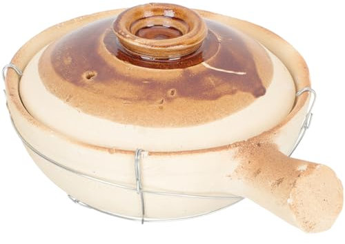 KICHOUSE Cazuela De Terracota Cazuela Artículos Esenciales De Cocina Cazuela Para El Hogar Cazuela Olla De Cocina Casera Con Tapa Utensilios De Cocina Cazuela Para Restaurantes