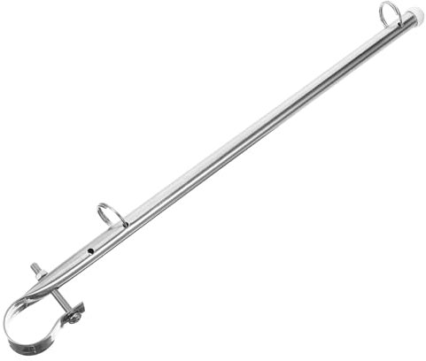 KONTONTY Edelstahl Yacht Flaggenmast Boot Flaggenhalter Stabile Flaggenstütze Marinefahnenhalter Robust Wetterbeständig Leicht Für Segel Schnellboote