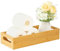 VITVITI Wooden Toilet Roll Storage, Bamboo Bathroom Towel Storage, Wooden Box over Toilet Storage Unit, Kitchen Accessories Organiser - Beige