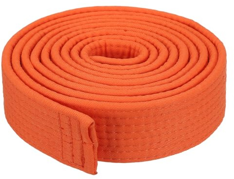 PATIKIL Cintura di Rango Colorata Taekwondo 1,6 x7,2 Piedi 2,2m Arancione