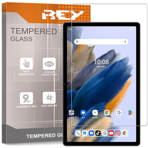 REY 2X Protector de Pantalla para UMIDIGI A15 Tab 11 - Active T1 11, Cristal Vidrio Templado Premium, Tablet