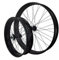 Snow Fat Tire Beach Cruiser Radsatz, Vordere und Hintere Aluminium Felgen für Fahrräder, 20zoll 26zoll Fatbike Radsatz(TA_20in)