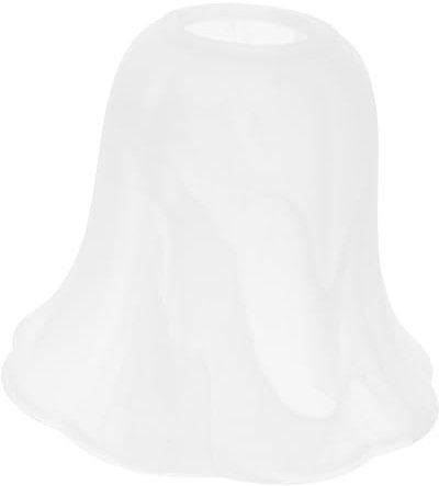 Glass Lampshade Bell Shaped Pendant Lamp Shades Ceiling Fan Light Cover Lampshades Replacement for Table Wall Sconces Chandelier Light Fixture Outside Lamps