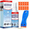 Rimuovi-colla 120 ml, Rimuovi-adesivi con raschietto in plastica, Formula sicura per superfici, Detergente ad azione rapida per etichette, decalcomanie, nastro adesivo, residui e macchie ostinate