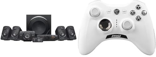 Logitech Z906 5.1 Sound & MSI Force GC30 V2 White Kabelloser