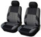 NYFDUAH Auto Sitzbezüge, für Peugeot 207 207CC 207 SW 206 206CC 206 SW 208 307 308 2008 3008 Sitzbezug Auto,Schonbezug Autositz, Atmungsaktiv Verschleißfest Bequem Zubehör Innenraum,C