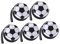 Abaodam 5 Stück Fußball-geldbörse Fußballgeldbörsen Für Damen Fußball -wohnungsdekoration Geschenkboxen Für Sportpartys Geldbörse Für Dekorationen Für Fußballpartys Weißblech