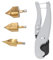 3Pcs PPR Ing Drill Bit Set for Effective Plastic Pipe Rep and Seaml Tube Expansion with Quick Ter Functionality