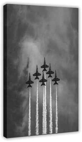 NKALFGH Ighter Jet-Poster, Kampfjet-Druck, Leinwand-Poster, Wandkunstdruck, Bild, Gemälde, 50 x 75 cm