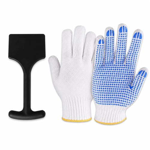 2 Pcs Carpet Bolster and Carpet Fitting Tools Set, Bolster Chisel | Blue and Silver Carpet Tucker Tools, for Flooring Installation, Edge Tucking, Stairs and Corners