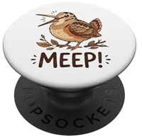 Meep Bird Spruch Meep Bird Meme Cute American Woodcock Meep PopSockets Klebender PopGrip