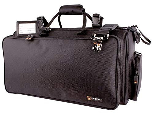 Protec C248 Deluxe trippel trumpet spelväska – svart