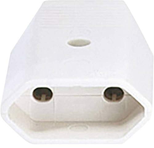 BACHMANN Eurokupplung Euroflachkupplung Weiß 900.005 (Bruchfestes Kunststoffgehäuse)