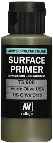 Vallejo Modell Farbe 60 ml Polyurethan-Primer US Olive Drab
