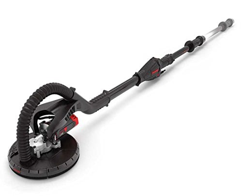 MENZER Ponceuse Girafe LHS 225 VARIO avec Système Télescopique, pour un Ponçage Pratiquement sans Poussière, Jeu de Disques Abrasifs inclus