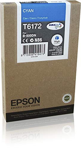 Epson T6172 Cyan Original Tintenpatrone DuraBrite Ultra