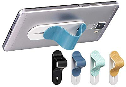 Hama Fingerhalter Griff für Smartphones und Tablets universal Fingerloop Handy Handyhalterung Ständer Halterung Halter