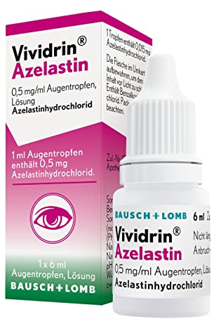 VIVIDRIN Azelastin 0,5 mg/ml Augentropfen 6 ml