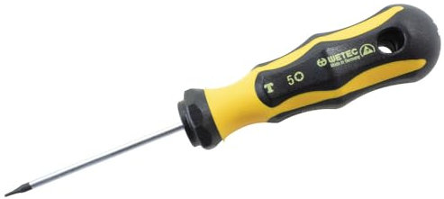 WETEC Destornillador Torx ESD, T9 x 70 mm, 160 mm (destornillador)