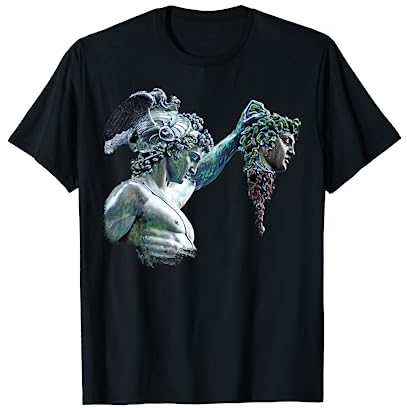 Perseus und Medusa-Statue T-Shirt