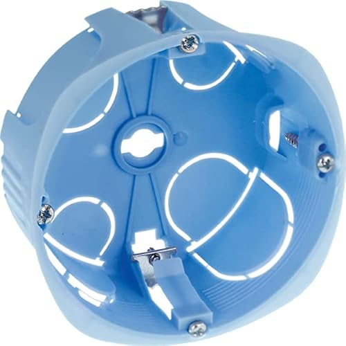 Einbaudose für Trockenbauwand mit Schrauben – 1 Fach – Tiefe 55 mm – Ø 85 mm
