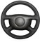 MEWANT Lenkradhülle für Audi A2 (8Z) A3 (8L) Sprotback A4 (B5 B6) Avant A6 (C5) A8 (D2) S4 / A4 Lenkradbezug
