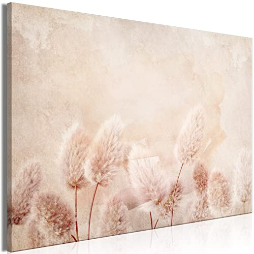 murando - Wandbilder XXL Natur 120x80 cm Leinwandbild 1 tlg Kunstdruck modern Wandbilder XXL Wanddekoration Design Wand Bild - Wiese Landschaft Feld Gras b-C-0990-b-a