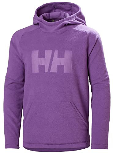 Helly Hansen Unisex Bambini Junior Daybreaker Hoodie, Viola, 16