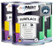myPaint 2in1 Buntlack Seidenmatt (2,25L Silber/Silver) – Wetterfeste Holzfarbe Holzlack Küchenmöbellack. Getrocknet auch für Kinderspielzeug. Schnelltrocknend, Für Innen Außen
