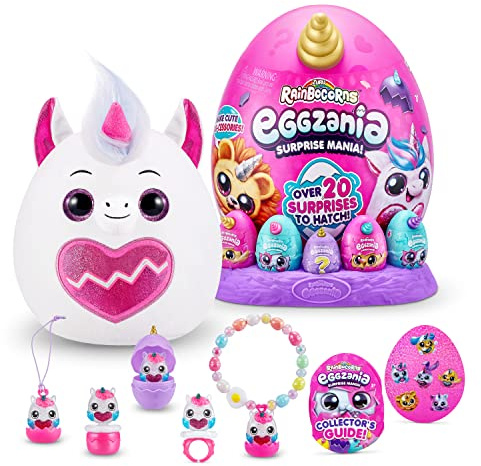 Rainbocorns Eggzania Surprise Mania, Surprise Plüschtiere Unboxing (Stile können variieren), 9258