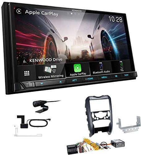Kenwood DMX8021DABS 2-DIN Autoradio kompatibel mit WiFi Apple CarPlay Android Auto Bluetooth DAB+ USB-C passend für MINI Cooper und One R56 2006-2014 schwarz inkl Canbus