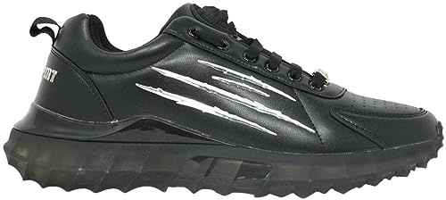 Plein Sport Herren Sneakers schwarz SIPS100499, Groesse Eur:43