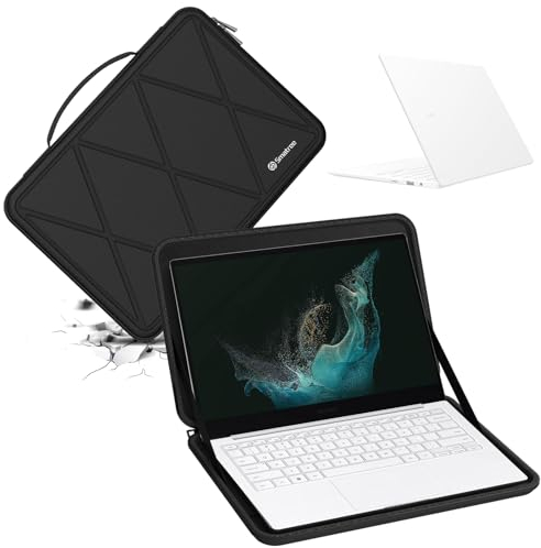 Smatree Custodia protettiva rigida in EVA compatibile con Samsung Galaxy Book4 Edge/Book2 Pro da 15,6 pollici, Galaxy Chromebook Plus, LG gram 15/15,6 pollici, LG gram Superslim OLED(X8270)