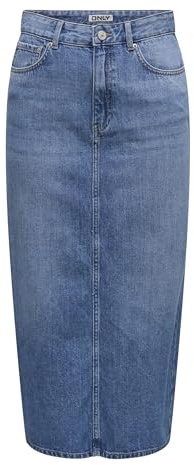 Onllumi Midi Back Slit Skirt DNM Pimnoos