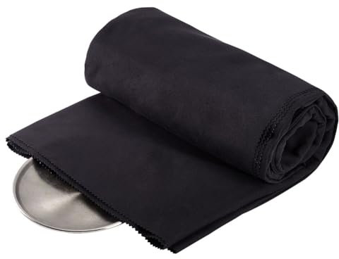 PH PandaHall 1.5x2m Chiffon argenterie Chiffon Magique argenterie Anti Ternissement Noir pour Bijoux Chiffon de Nettoyage pour Argenterie Couverts Rangement D'Orfèvrerie Housse Clavier