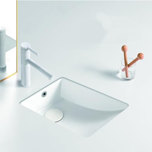 Lavatoio ceramica,lavello da incasso,lavello esterno,lavandino piccolo,Con valvola ad angolo caldo e freddo, ingombro ridotto, adatto per cucine, banchi da lavoro, esterni, ristoranti, lavanderie e ba