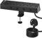 Desk Power Socket, 4 Way Extension Lead with USB C Slots 20W PD, Surge Protected Power Strip with Removable Clamp, Individual Switches, 2M Cable, Black
