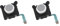 SUNGOOYUE Analoger 3D Tasten Joystick, 2 Stück Hochwertiges ABS Joystick Stick Wippmodul Ersatzteil für PS Vita PSV 2000