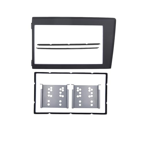 Car Radio Frame 2-DIN-Auto-DVD-Radio-Rahmen/passend for Volvo XC70 V70 S60 1998–2004, Doppel-DIN-Einbausatz, Blende for Frontblende Car Panel Dashboard
