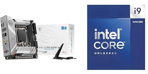 MSI MPG Z790I Edge WiFi Motherboard + Intel® Core™ i9-14900K Desktop Processor 24 cores