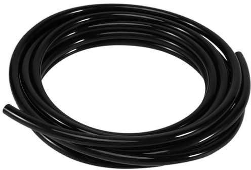 Cpolebev 6mm x 4mm Pneumatic Air Compressor PU Hose Pipe 3 Meters Black