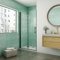 Porte de douche Noir - 90x195cm - Porte de douche pivotante et pliante - 6mm verre anticalcaire - pour niche