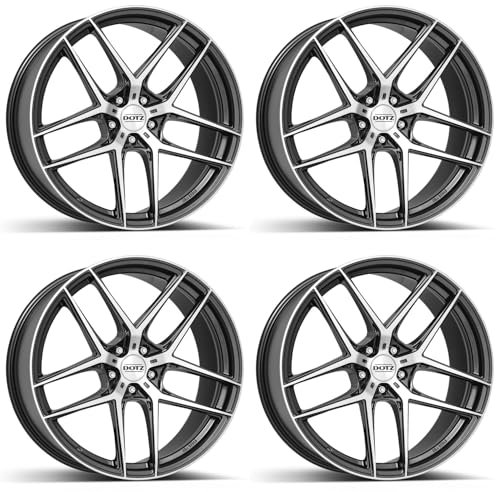 4x Dotz Felgen LagunaSeca dark 10.0Jx20 ET28 5x112 kompatibel mit Audi A4 A5 A6 A7 A8 Q3 Q4 Q5