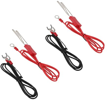 2er-Set elektrische Bandverbinder, Viehzaun, Edelstahl, Hakenverbinder, M8 Terminal, Zubehör-Set