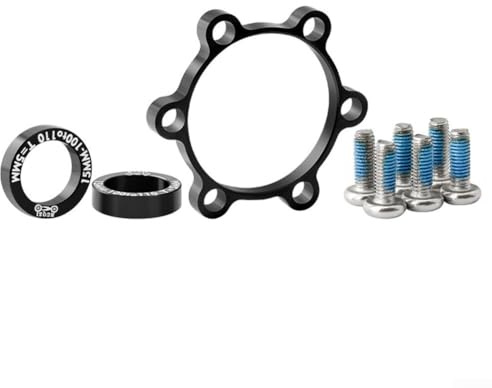 Jotekonoby Boost Nabenadapter, Frontumwandlung, 110 mm für Fahrrad, 15 x 100 mm, für Kit-Set Plus für 148 mm nach hinten, Aluminiumlegierung, eloxiert, 12 x 142 mm, Fahrrad-Abstandshalter (5 mm)