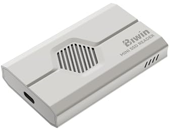 Biwin RD510 Mini SSD Kartenleser USB 4.0 - bis zu 3300 MB/s Lesen - 40 Gbps Datenübertragung, integrierter Kühllüfter, kompatibel mit Windows, macOS, PS5, Android, iOS