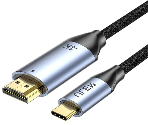 FHGSPQWM Cavo USB C HDTV con 4K30Hz e connettori rinforzati per un collegamento stabile in casa, sala riunioni, cavo da tipo C a Hdtv per laptop